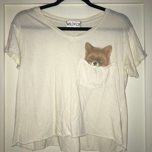 WILDFOX Fox pocket T-shirt
